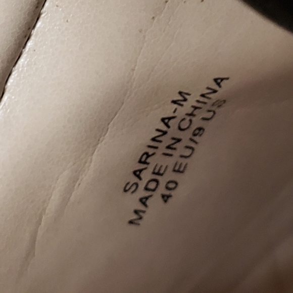 French Connection Sarina Lace Up Bootie Leather Ankle Padded Boots Mobwife Gloss - Picture 5 of 16